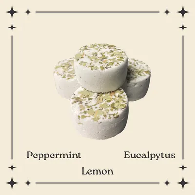 Breathe Breeze Shower Steamer 4 Pack with peppermint and eucalyptus