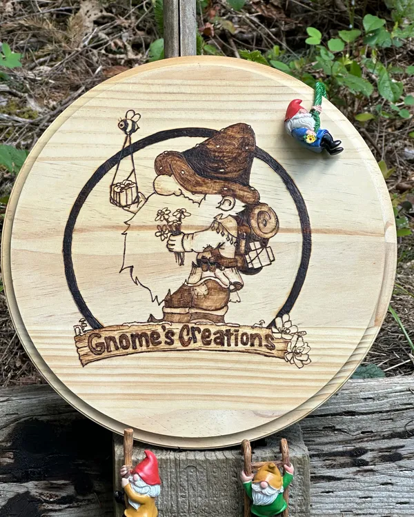 Gnome's Creations handcrafted products and gnome figurines