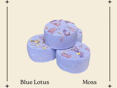 Mystic Glade shower steamer with all-natural aromatherapy